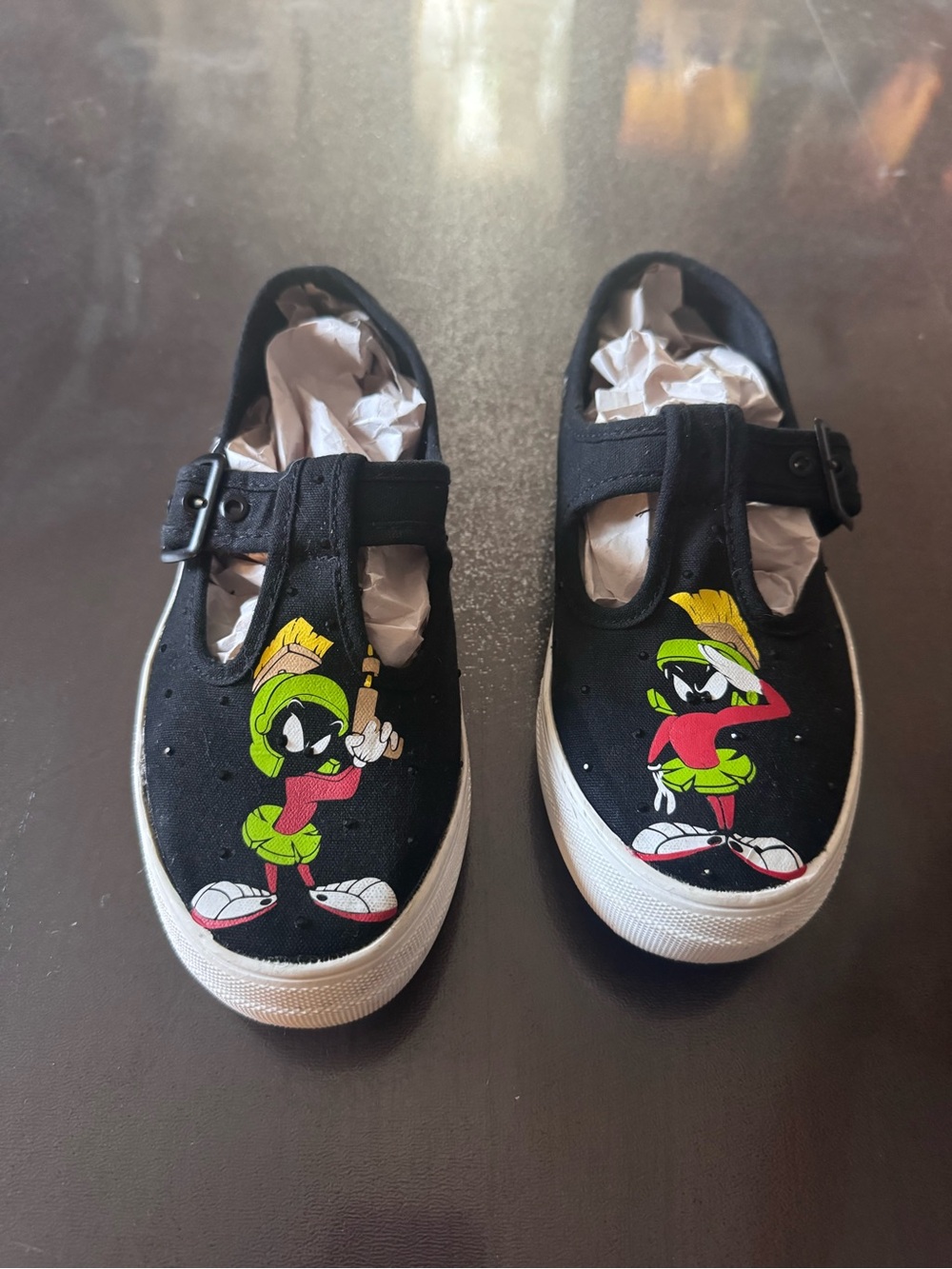 Vintage 90s SODA Marvin The Martian Mary Jane Style Shoes Size 6